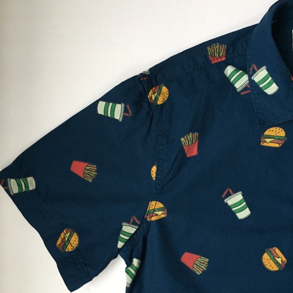Men’s Fast Food Button-up - Picture 3 of 3